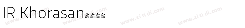 IR Khorasan字体转换